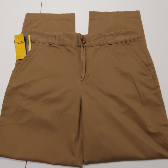 NWT!!! CABELA'S Aged Khaki Chino Pants!!!
